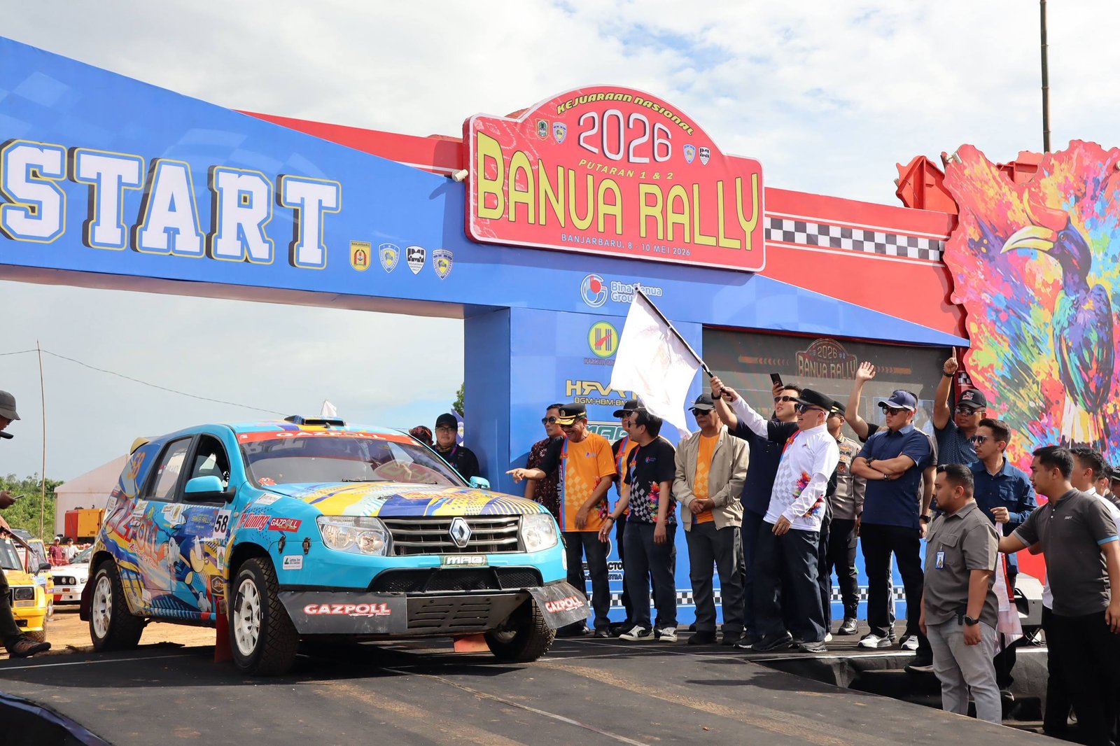 Gubernur Kalsel Buka Banua Rally 2026, Kalsel Siap Jadi Pusat Sport Tourism Nasional