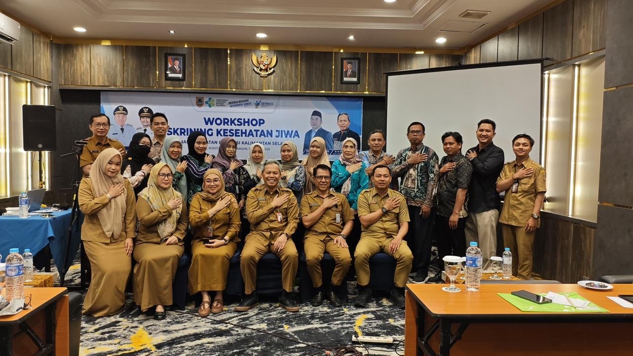 Perkuat Deteksi Dini, Dinkes Kalsel Gelar Workshop Skrining Kesehatan Jiwa