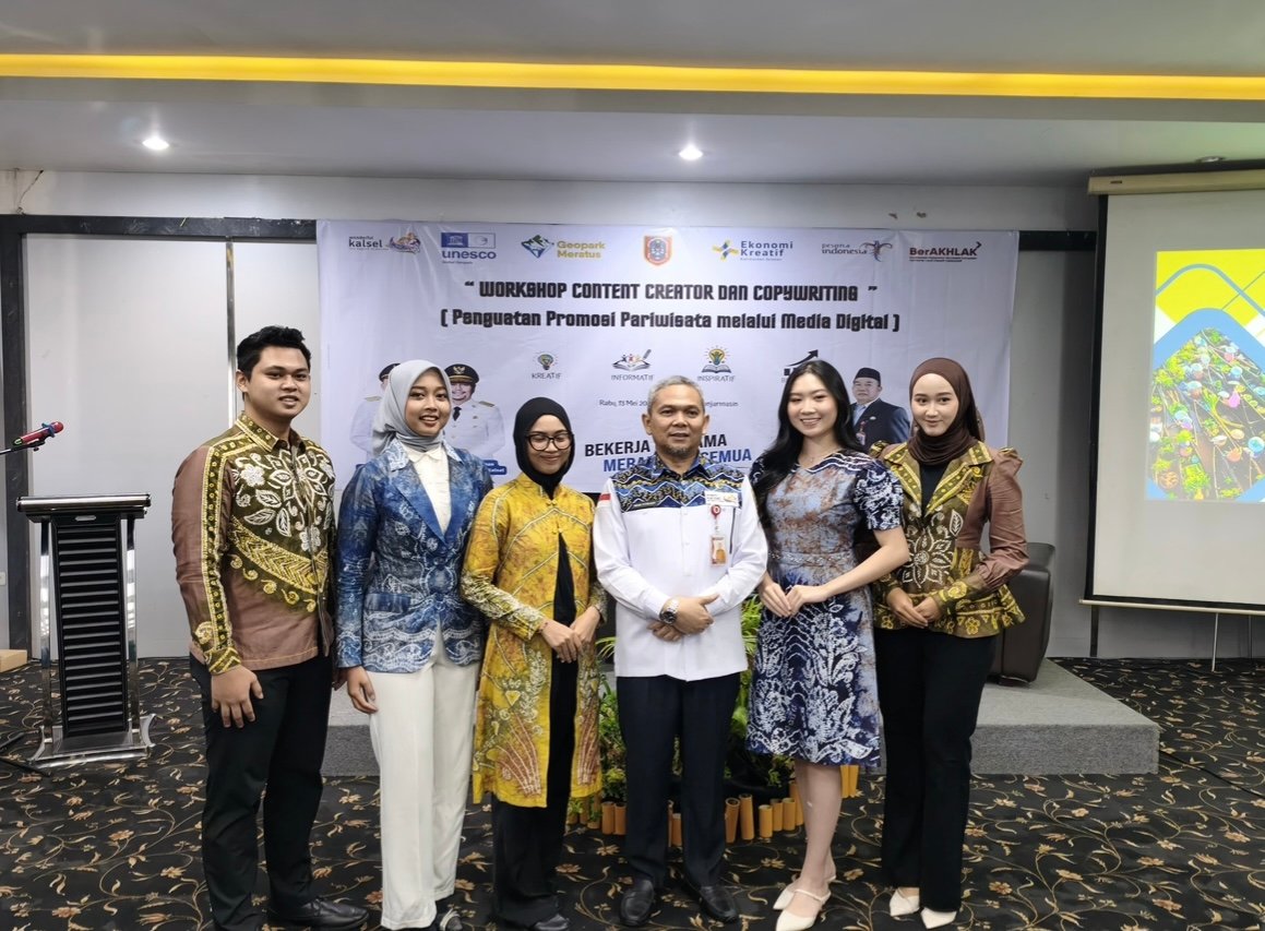 Perkuat Promosi Pariwisata Banua, Dispar Kalsel Gelar Workshop Copywriting dan Konten Digital