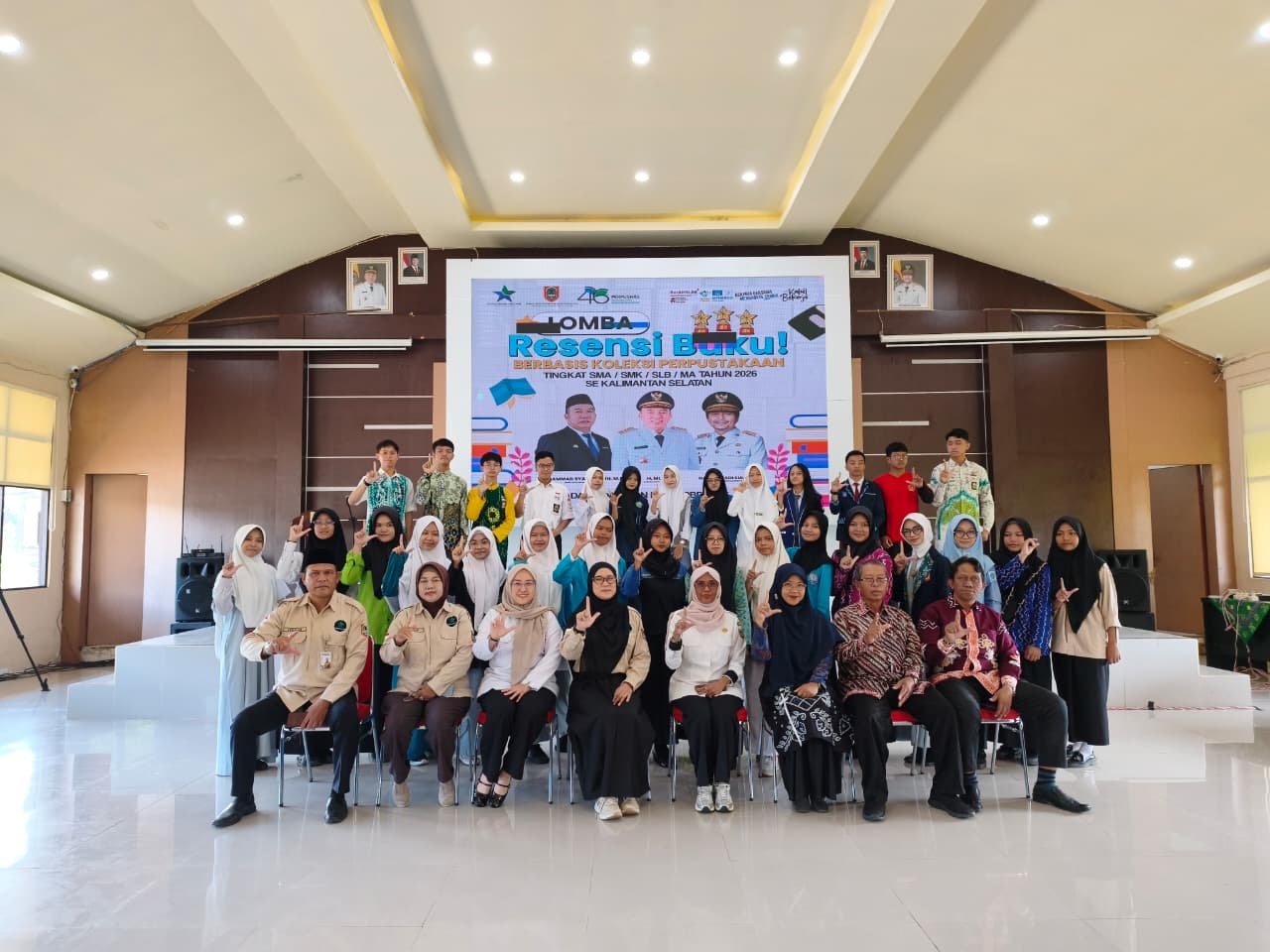 Dispersip Kalsel Dorong Budaya Literasi melalui Lomba Resensi Buku Tingkat SMA/SMK/SLB/MA