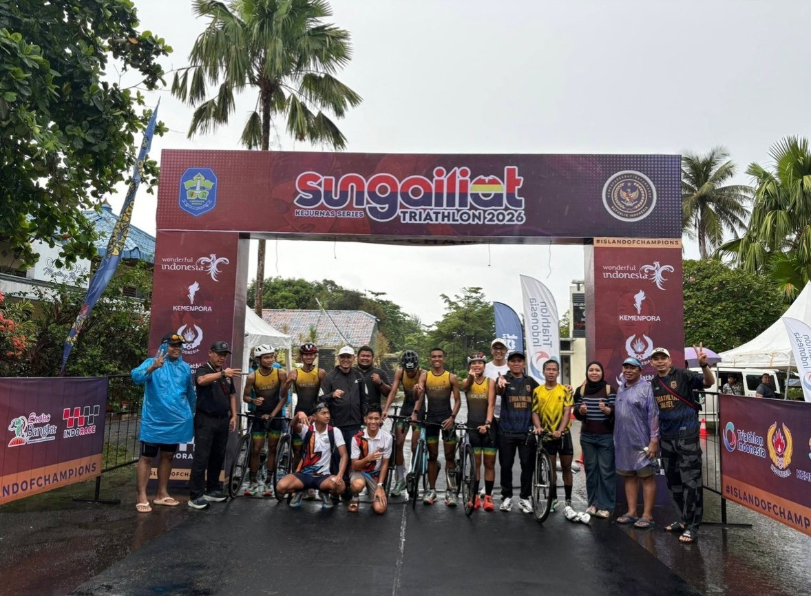 Kalsel Raih Emas hingga Perunggu pada Kejurnas Triathlon 2026
