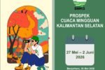BMKG: Kalsel Berpotensi Diguyur Hujan Disertai Petir dan Angin Kencang Hingga Awal Juni