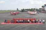 Atraksi Udara Jupiter Aerobatic Team Memukau Warga Kalsel, Gubernur Muhidin Beri Apresiasi