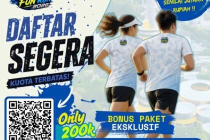 Susur Sungai Fun Run 2026 Hadirkan Kategori Pelajar hingga Master