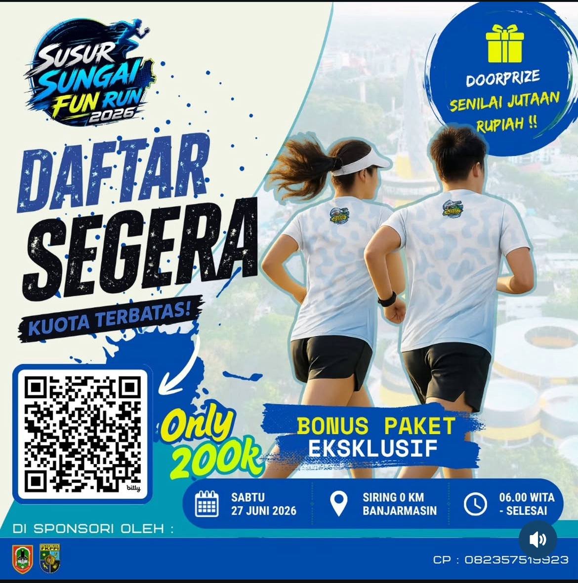 Susur Sungai Fun Run 2026 Hadirkan Kategori Pelajar hingga Master