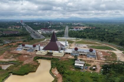 Dinas PUPR Kalsel Percepat Penataan Lanskap Masjid Syekh Muhammad Arsyad Al-Banjari