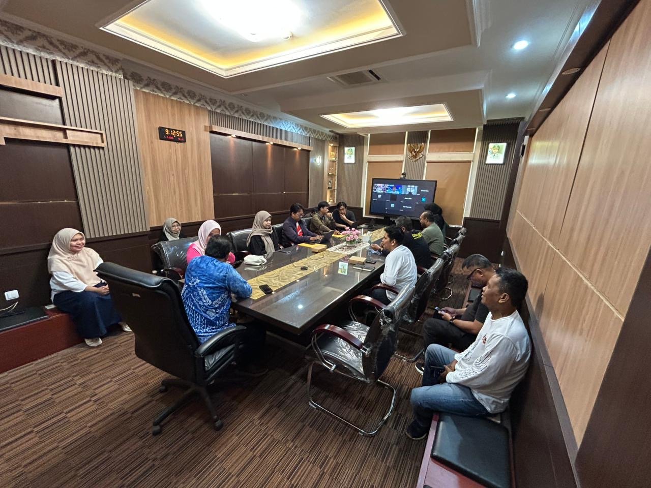 Matangkan Draft PKS, Diskominfo Kalsel dan PSSN Gelar Rapat Daring