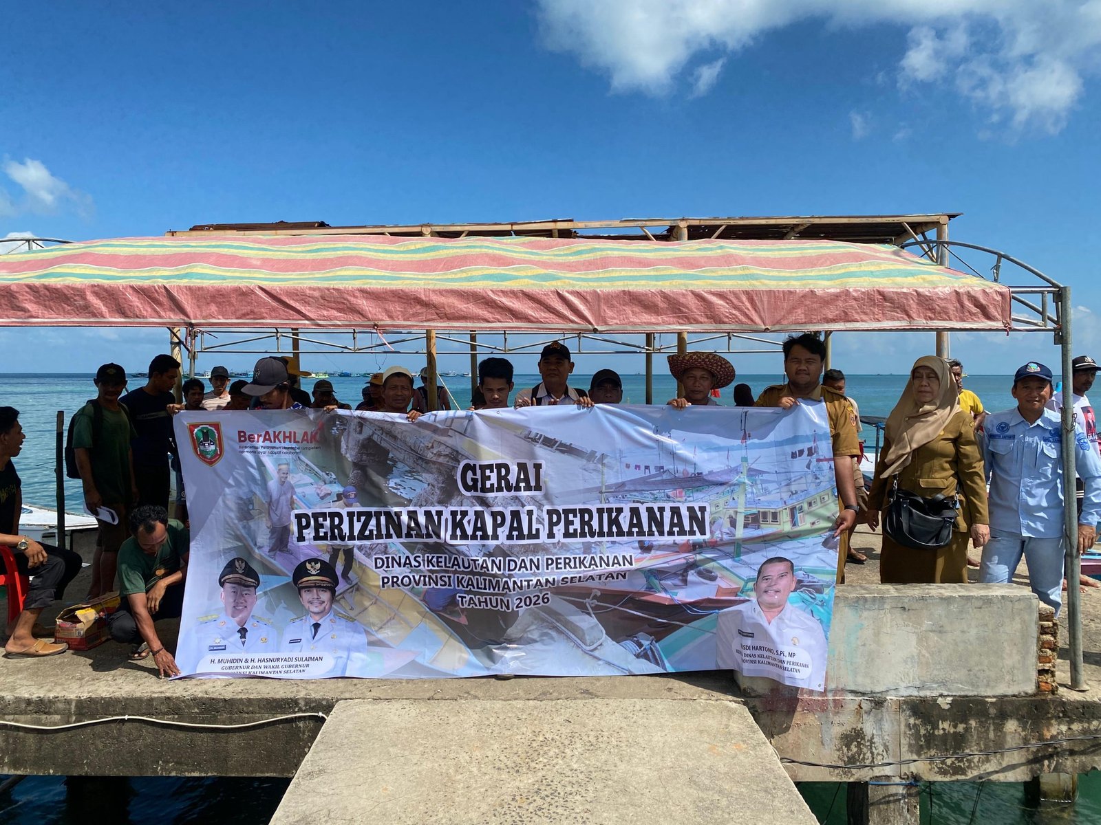 Tindak Lanjuti Arahan Gubernur, Dislautkan Kalsel Hadirkan Gerai Perizinan Kapal Perikanan
