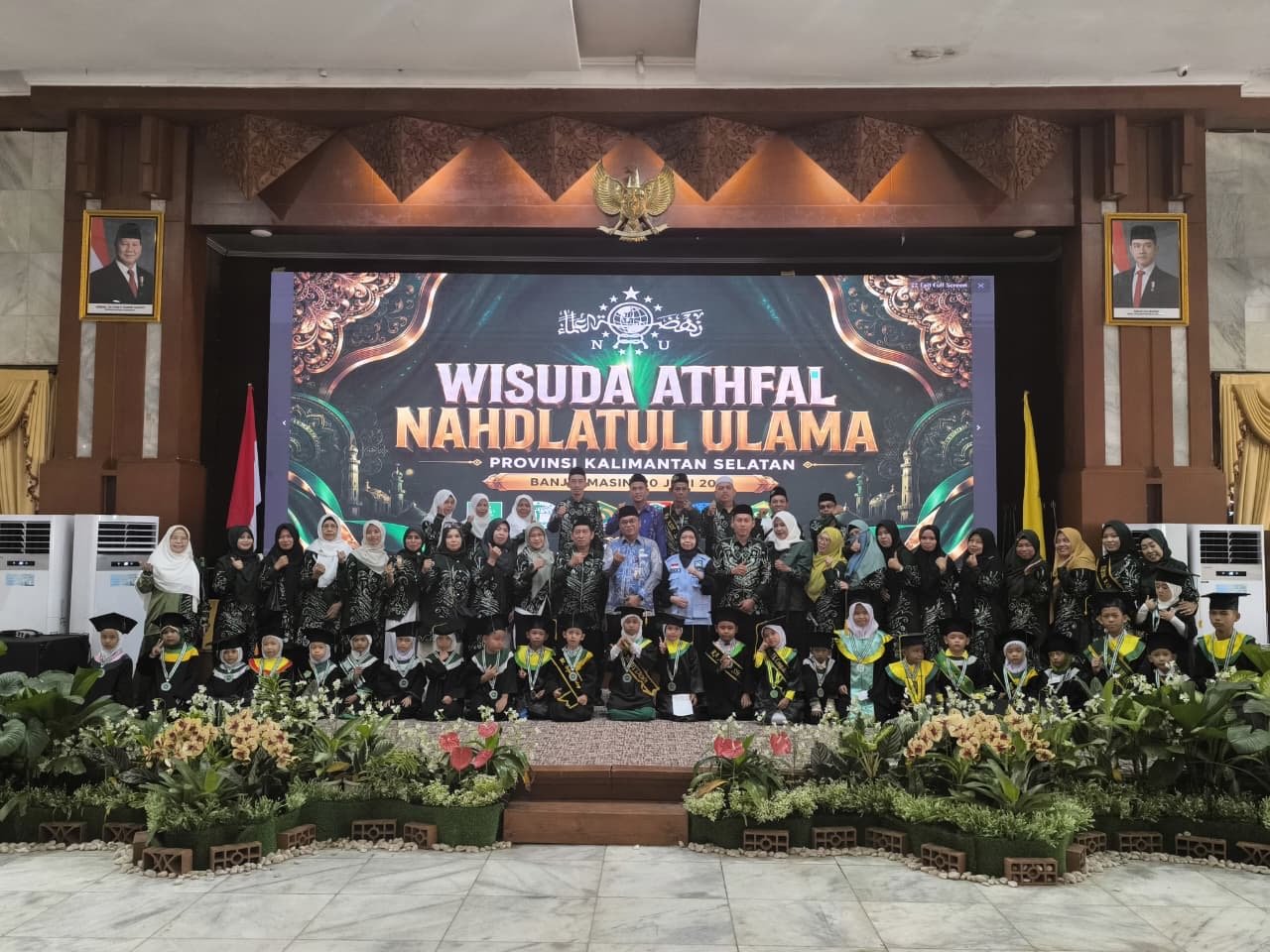 516 Siswa RA-MI Ma’arif NU Kalsel Diwisuda, Gubernur Kalsel Tekankan Pentingnya Pendidikan Karakter