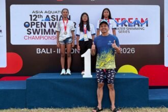 Perenang Muda Kalsel Sabet Dua Medali di A-Stream Open Water Swimming Bali 2026