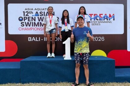 Perenang Muda Kalsel Sabet Dua Medali di A-Stream Open Water Swimming Bali 2026