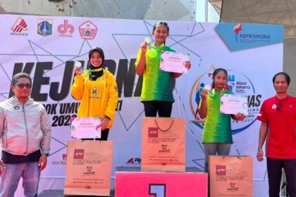 Indah Tiara Persembahkan Medali Perdana Kalsel di Kejurnas Panjat Tebing KU 2026