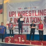 Atlet Gulat SPOBDA Kalsel Sabet Tiga Emas dan Dua Perunggu di UPI Wrestling Invitation 2026