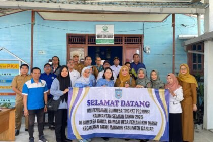 BUMDesa Karya Baimbai Masuk Lima Besar Terbaik Kalsel, Tim Provinsi Lakukan Verifikasi Lapangan