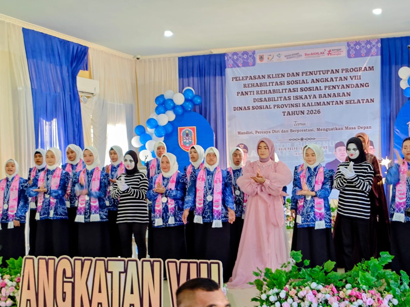20 Klien Disabilitas Perempuan Angkatan VIII Tahun 2026 Lulus Program Rehabilitasi Sosial di PRSPD Iskaya Banaran