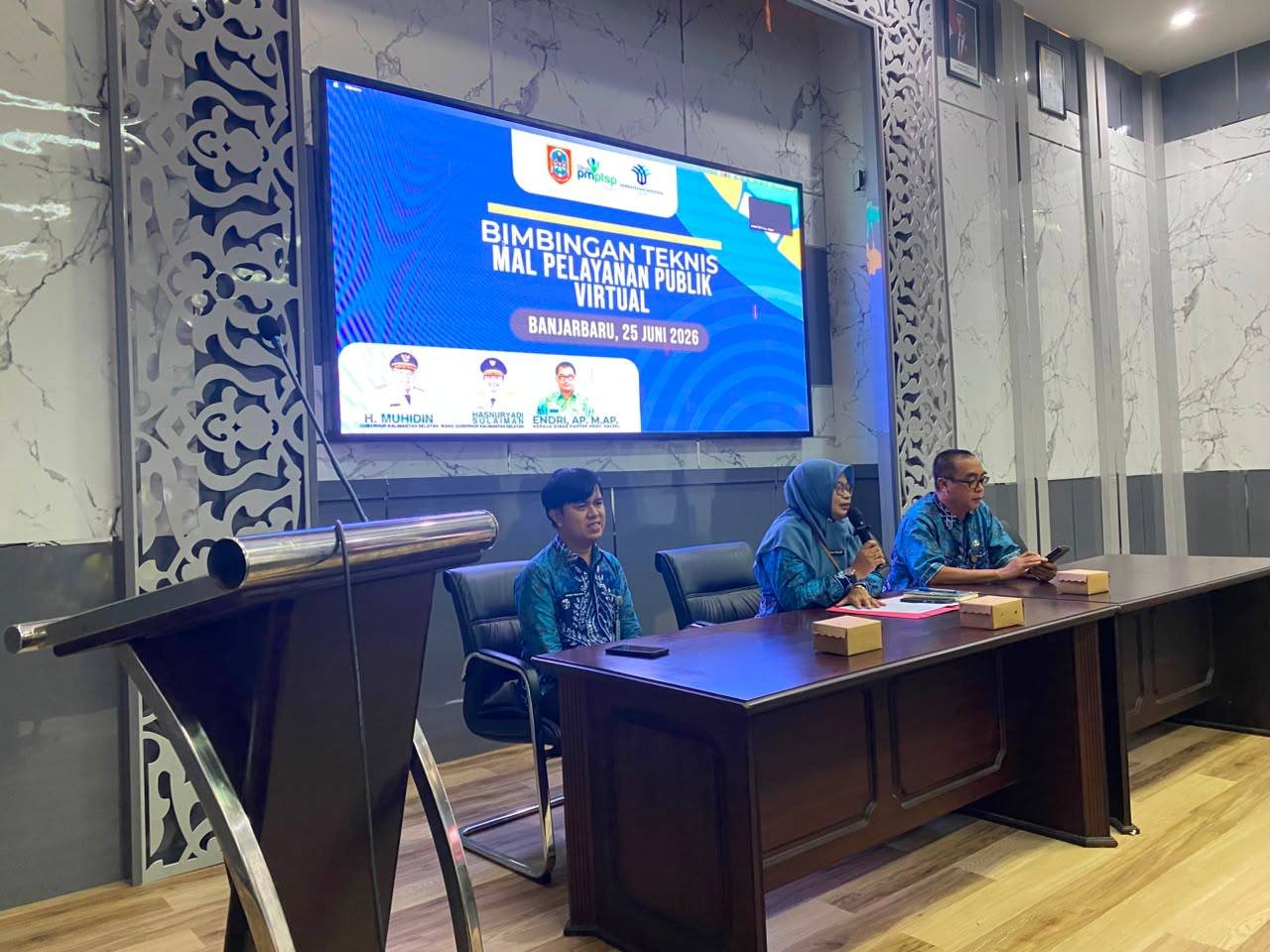 DPMPTSP Kalsel Gelar Bimtek MPP Virtual, Perkuat Transformasi Pelayanan Publik Berbasis Digital