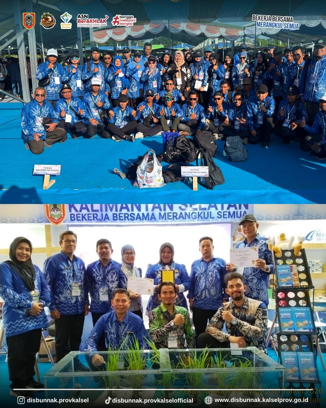 Kontingen Kalsel Torehkan Prestasi di PENAS XVII Gorontalo, Disbunnak: Bukti Daya Saing Produk Perkebunan Banua