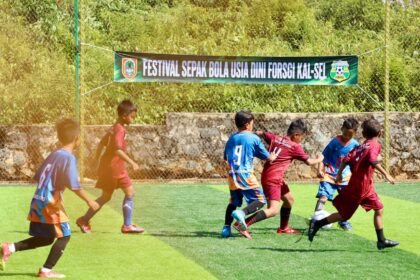 Festival Sepak Bola Usia Dini U-10 dan U-12 Resmi Bergulir, Dispora Kalsel Dorong Pembinaan Atlet Sejak Dini