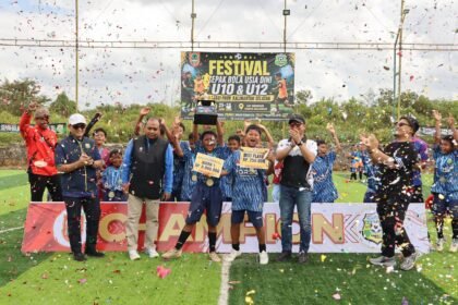 Festival Sepak Bola Usia Dini Kalsel Lahirkan Bibit Unggul, Banjarbaru U-10 dan Tanah Bumbu U-12 Tampil Terbaik