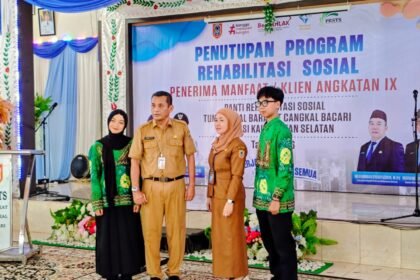 81 Klien PRSTS Barakat Cangkal Bacari Resmi Menyelesaikan Program Rehabilitasi Sosial Angkatan IX