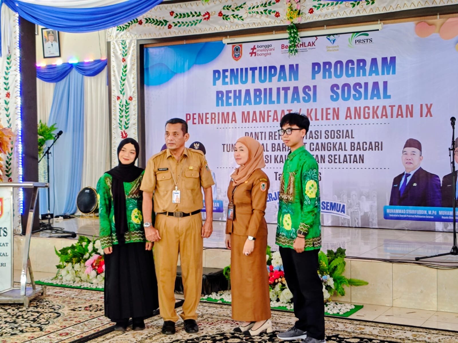 81 Klien PRSTS Barakat Cangkal Bacari Resmi Menyelesaikan Program Rehabilitasi Sosial Angkatan IX