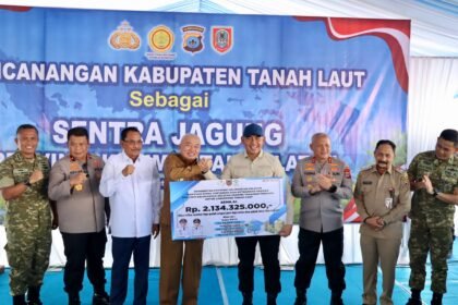 Pemprov Kalsel Gelontorkan Bantuan Pertanian Rp 4,071 Miliar, Perkuat Tanah Laut sebagai Sentra Jagung