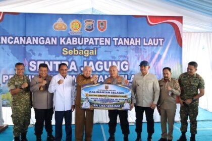 Gubernur Kalsel Canangkan Tanah Laut sebagai Sentra Jagung Kalsel, Perkuat Swasembada Pangan Nasional
