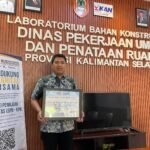 Laboratorium Bahan Konstruksi PUPR Kalsel Kembali Kantongi Akreditasi Nasional, Tambah Parameter Pengujian