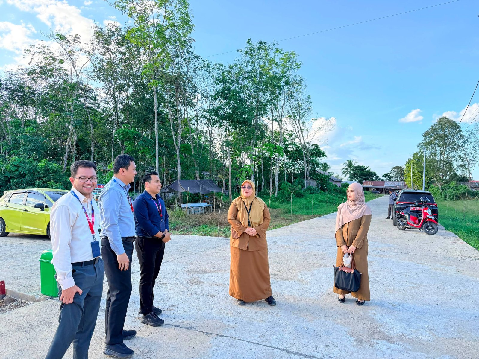 Disperkim Kalsel Dampingi Kunjungan Kementerian PKP Tinjau Program Rumah MBR Berbasis CSR