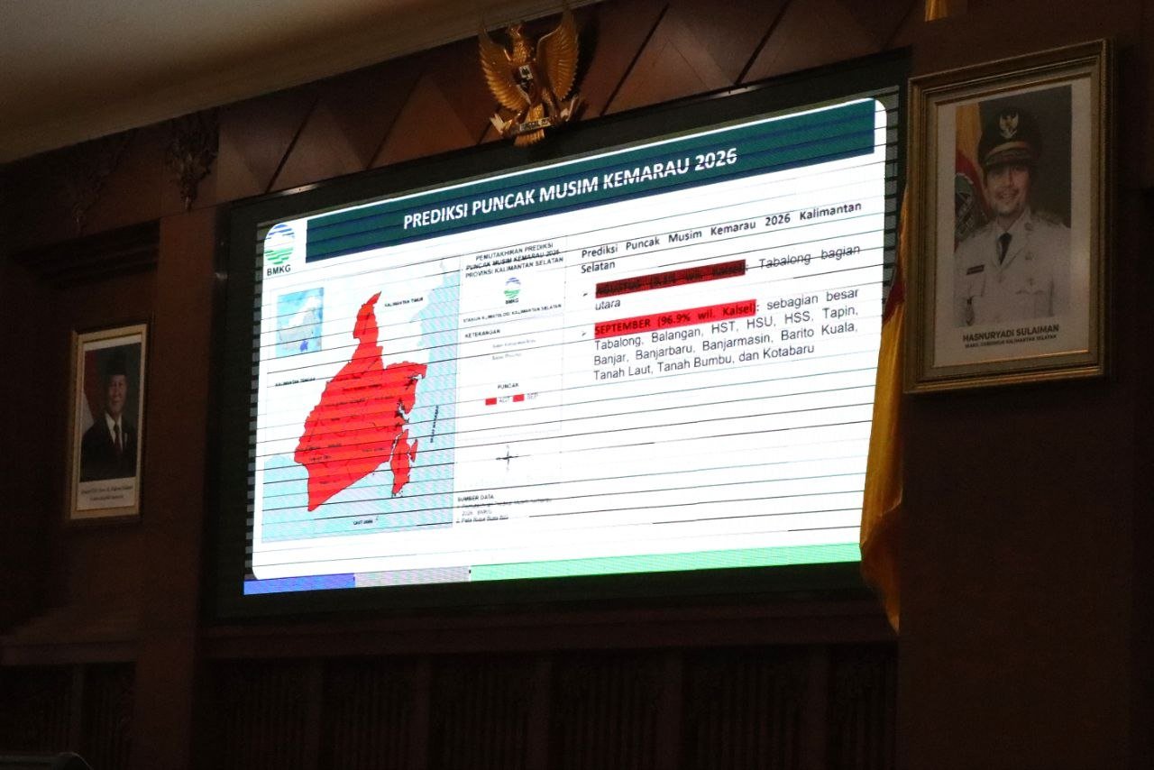 BMKG: Puncak Musim Kemarau Kalsel Diperkirakan Terjadi Agustus–September, Risiko Karhutla Meningkat