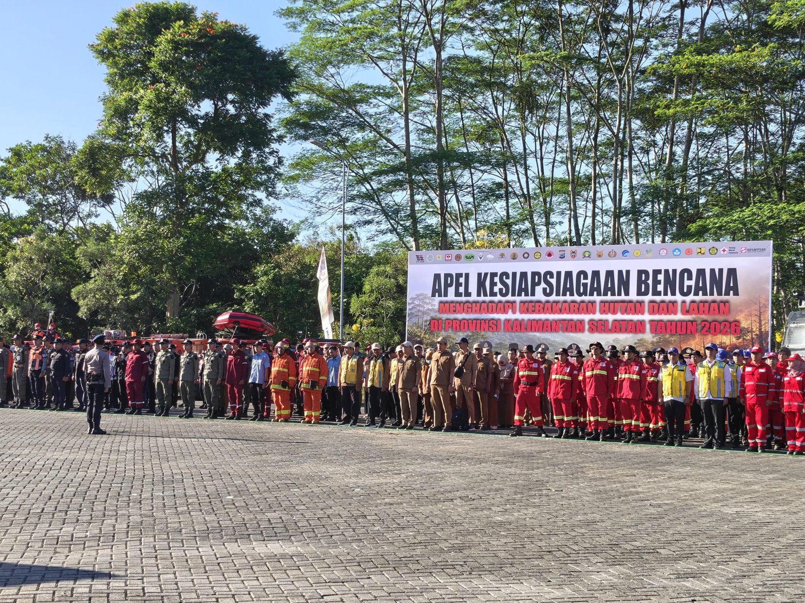 Satpol PP dan Damkar Kalsel Perkuat Kesiapsiagaan dan Sinergi Penanggulangan Karhutla