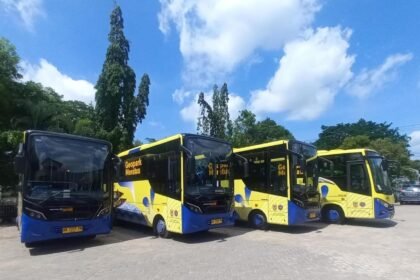 Di Harjad Ke-76 Provinsi, Pemprov Kalsel Luncurkan Shuttle Bus Perkantoran hingga Bus Listrik untuk Tingkatkan Layanan Transportasi Publik