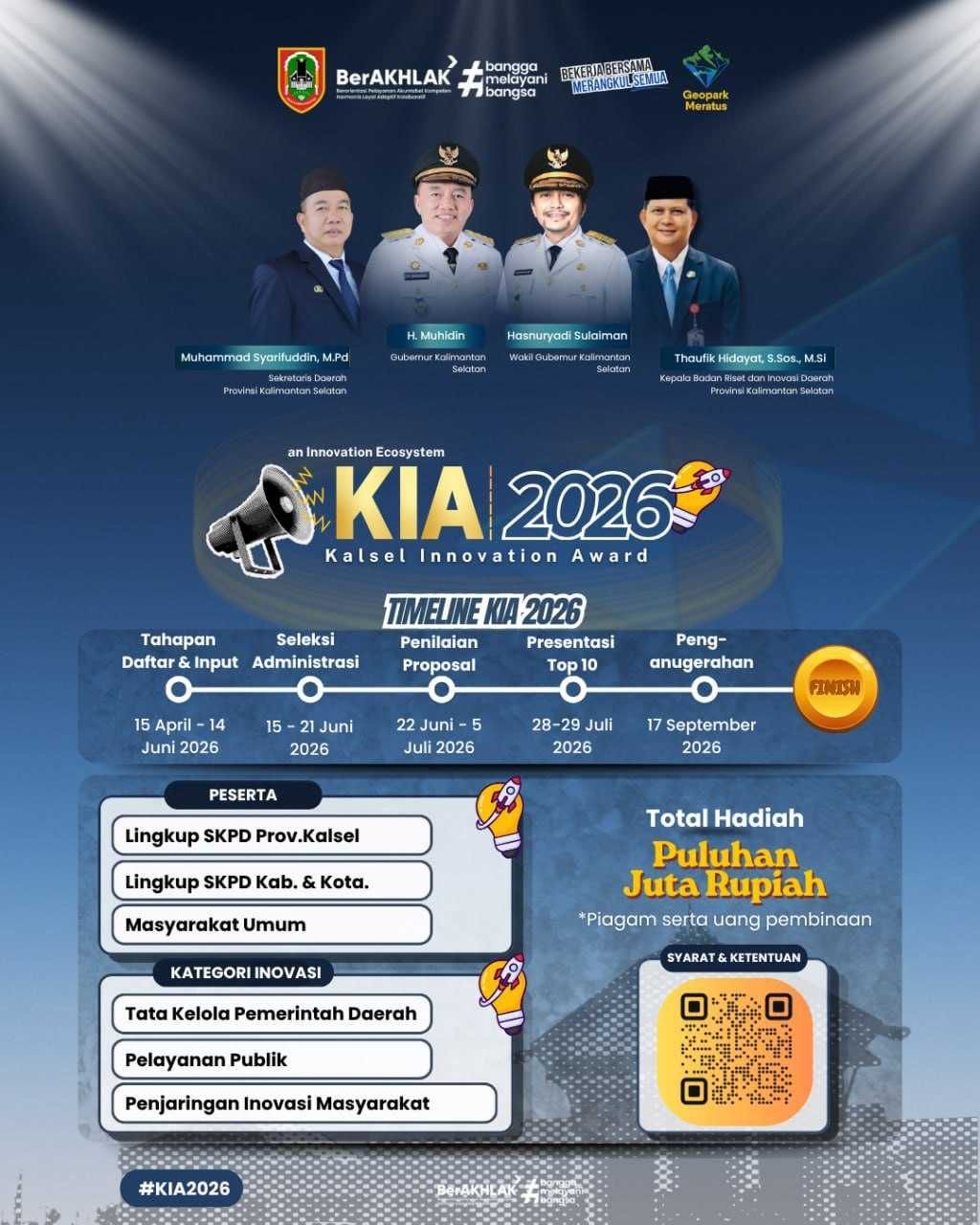 BRIDA Perkuat Ekosistem Inovasi, Sebanyak 88 Proposal Ramaikan Kalsel Innovation Award 2026