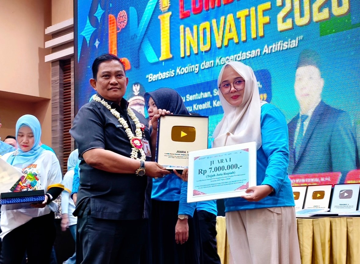 Guru SMAN 1 Danau Panggang Raih Juara 1 Lomba Karya Inovatif BTIKP Kalsel 2026
