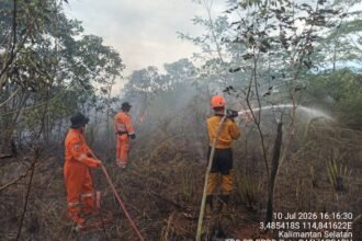TRC BPBD Kalsel Tangani Tiga Titik Karhutla di Banjarbaru, Seluruh Api Berhasil Dikendalikan