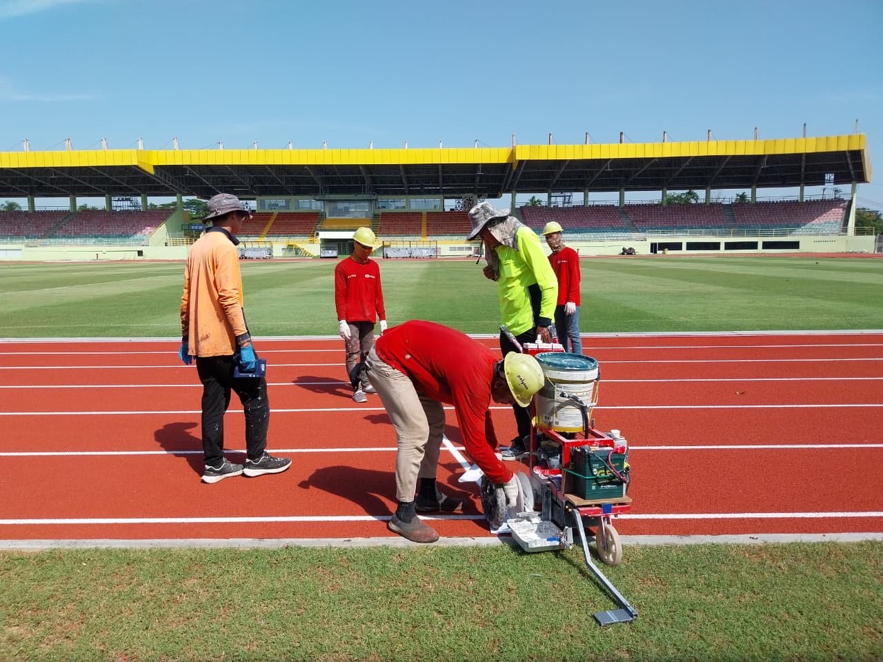 Revitalisasi Stadion 17 Mei Masuki Penyelesaian Akhir, Kursi Baru Segera Dipasang
