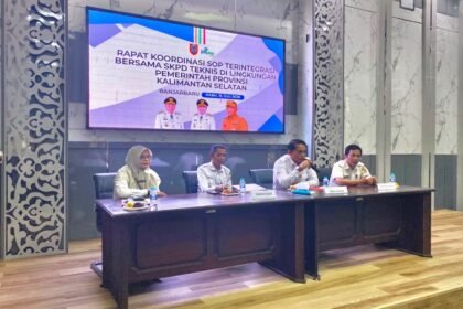 DPMPTSP Kalsel Perkuat Sinergi OPD Teknis Melalui Penyusunan SOP Terintegrasi Pelayanan Perizinan