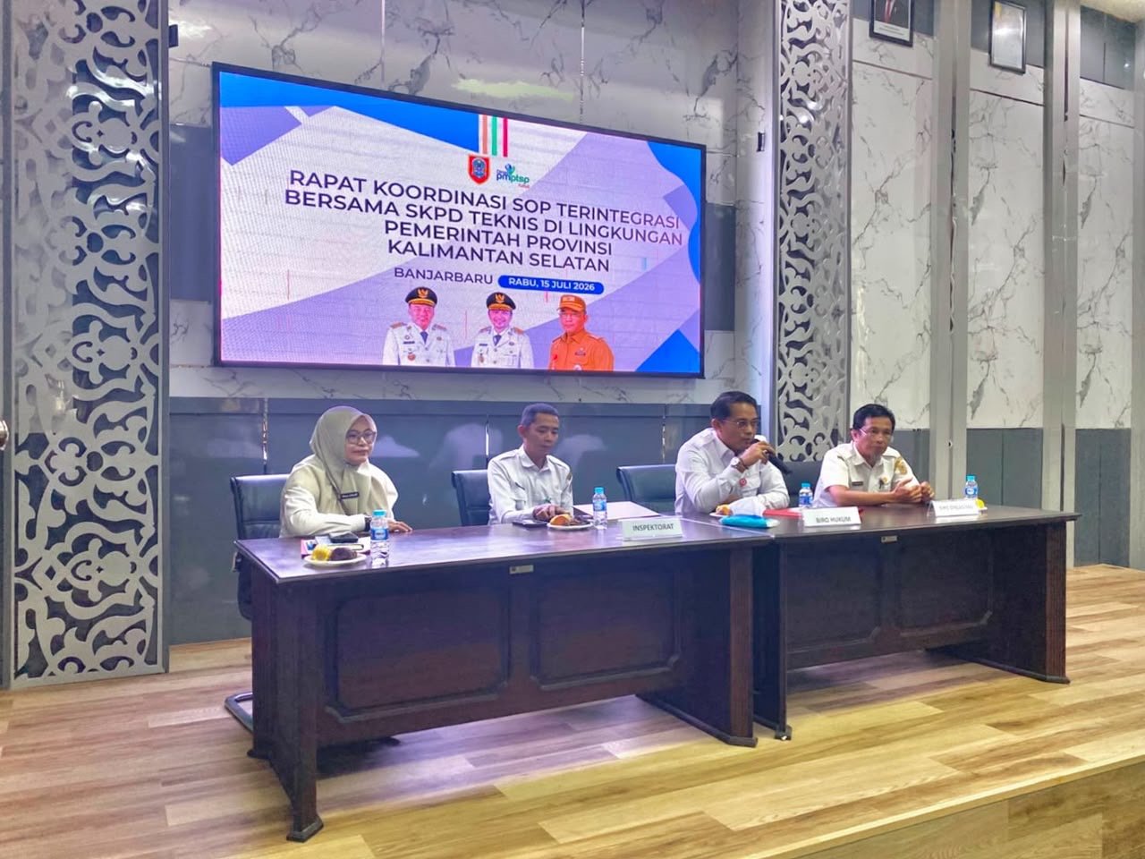 DPMPTSP Kalsel Perkuat Sinergi OPD Teknis Melalui Penyusunan SOP Terintegrasi Pelayanan Perizinan