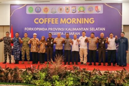 Kapolda Inisiasi Coffee Morning Forkopimda, Perkuat Soliditas dan Stabilitas Kalimantan Selatan