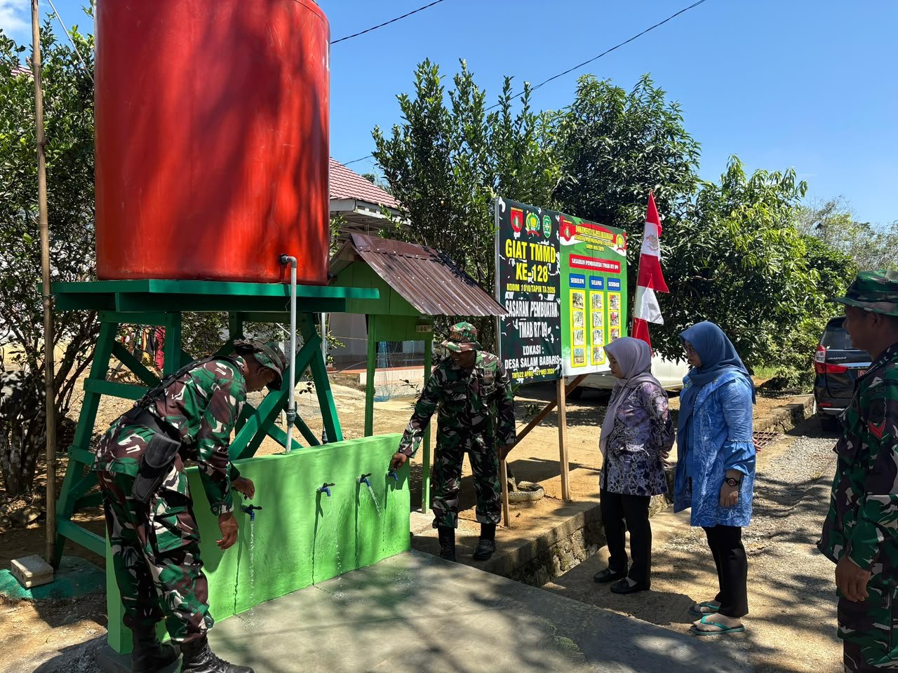 TMMD ke-128 Rampung, PMD Kalsel dan TNI Bangun Infrastruktur Perdesaan di Tiga Daerah