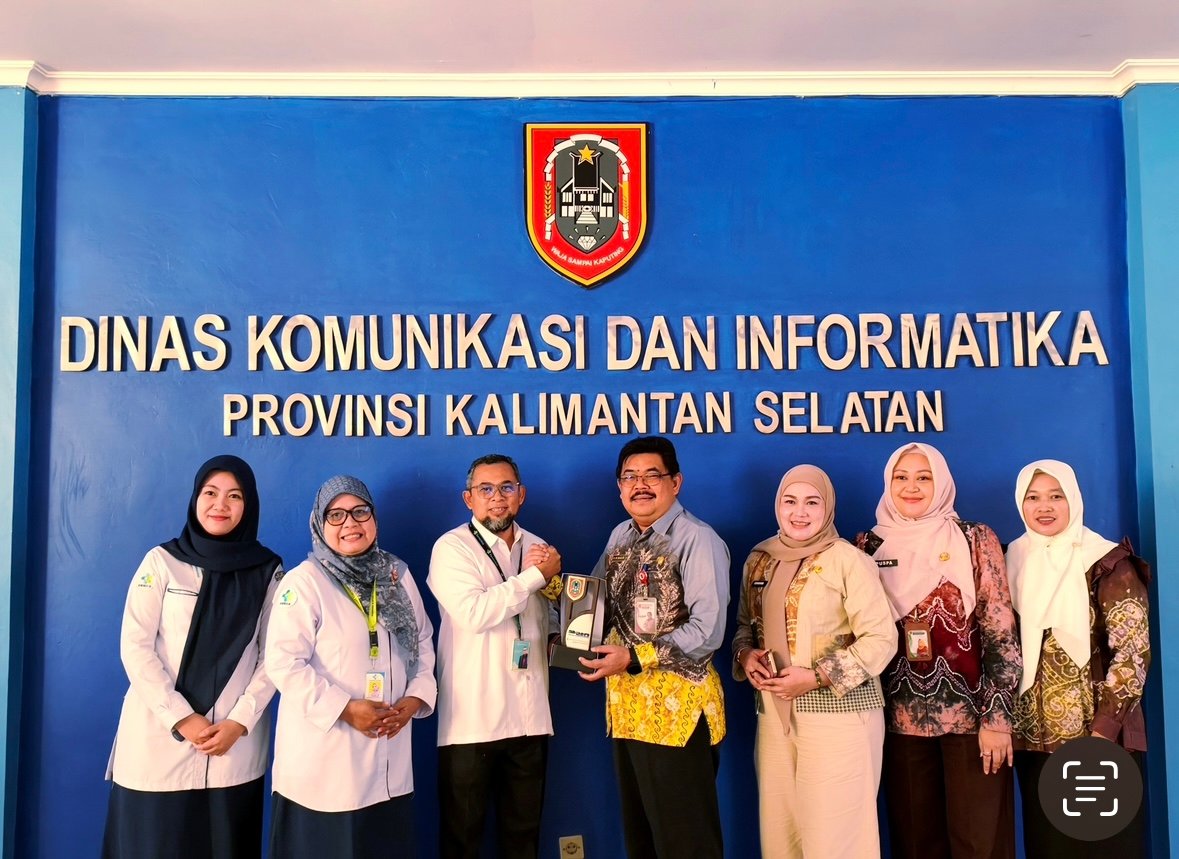 Diskominfo Kalsel Berbagi Pengalaman Strategi Komunikasi Publik dan Kehumasan dengan Poltekkes Kemenkes Banjarmasin