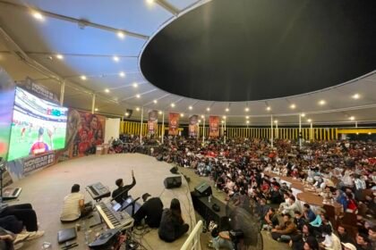 Gubernur Kalsel Nobar Bersama Ribuan Warga, Tugu Nol Kilometer Jadi Pusat Euforia Final Piala Dunia 2026