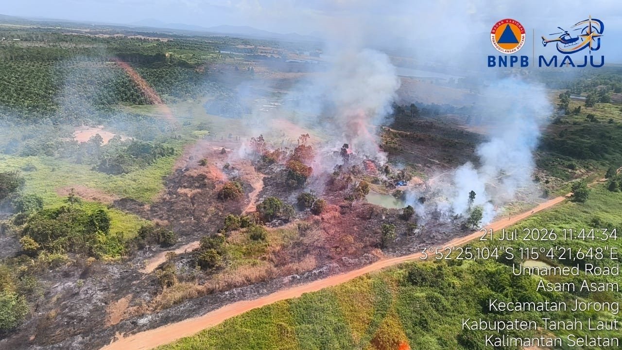BPBD Kalsel Optimalkan Heli Water Bombing untuk Tangani Karhutla, Prioritaskan Kawasan Bandara