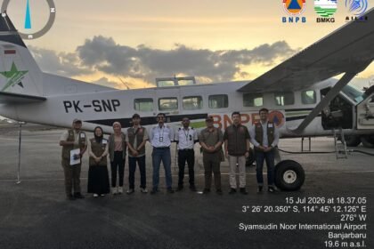 BPBD Kalsel Evaluasi Operasi Modifikasi Cuaca, Keputusan Perpanjangan Tunggu Rekomendasi BMKG