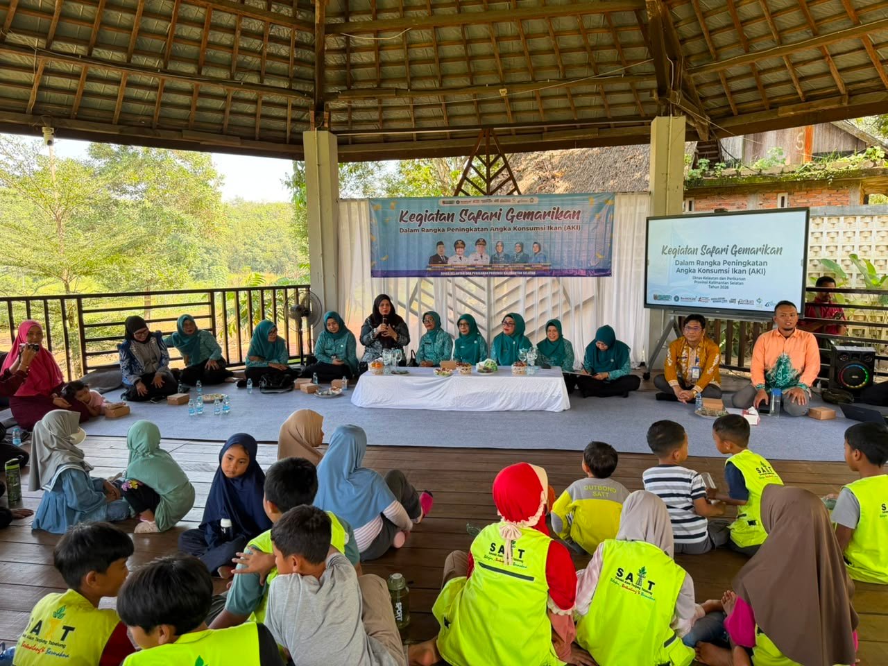 Dislautkan Kalsel Gencarkan GEMARIKAN di Tabalong, Tanamkan Gemar Makan Ikan Sejak Dini untuk Cegah Stunting