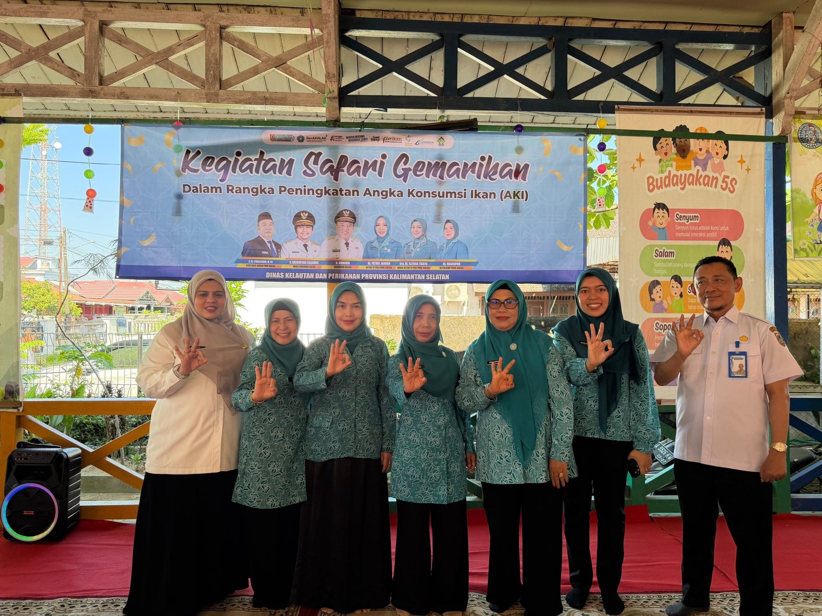 DKP Kalsel Gaungkan GEMARIKAN di Tapin, Tanamkan Budaya Makan Ikan Sejak Usia Dini untuk Cegah Stunting