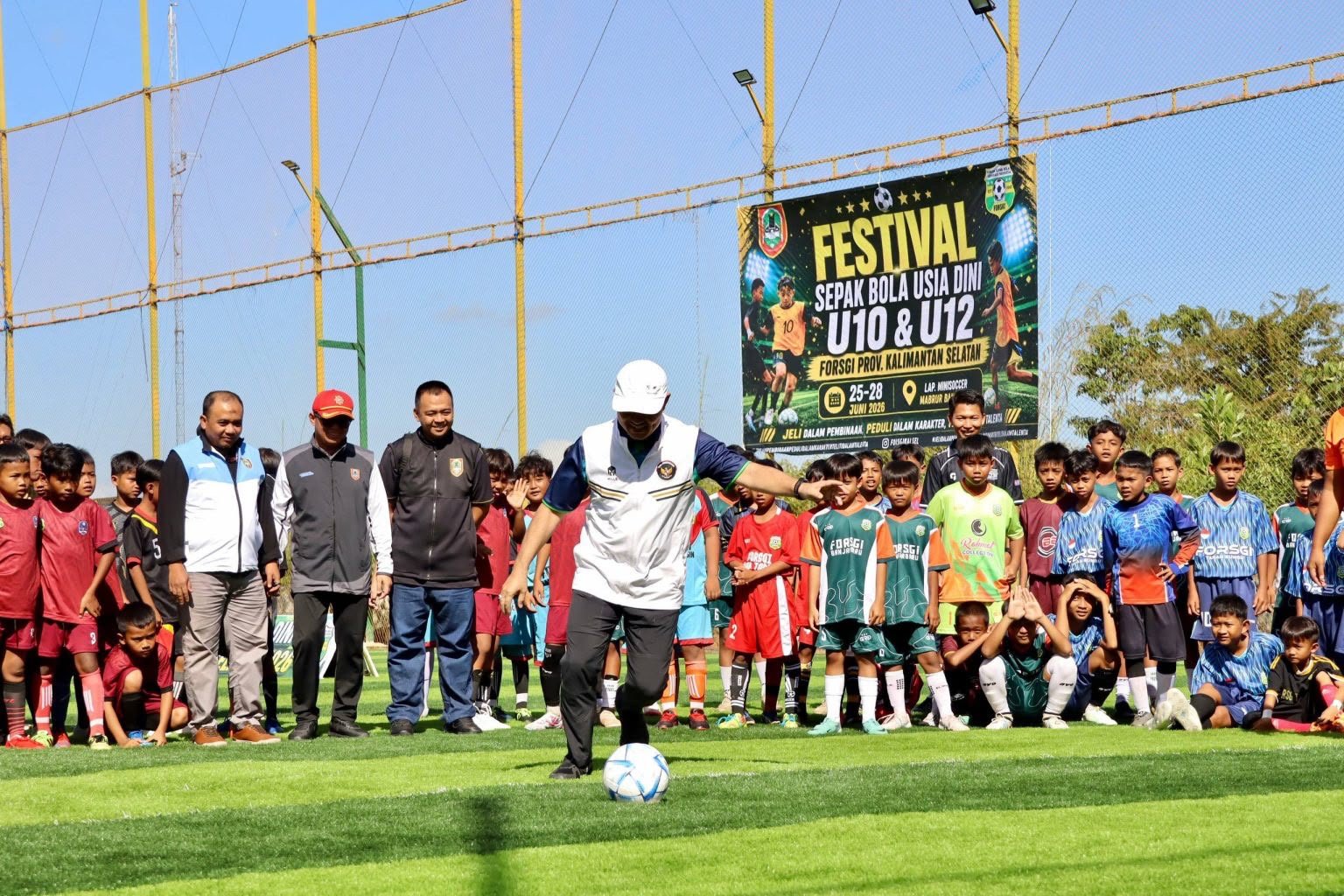 FORSGI Kalsel Kirim Tim U-12 ke Festival Sepak Bola Piala Bela Negara Nasional di Jakarta