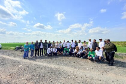 DPKP Kalsel Dampingi Kementan Monitoring LTT di Barito Kuala, Perkuat Upaya Percepatan Swasembada Pangan