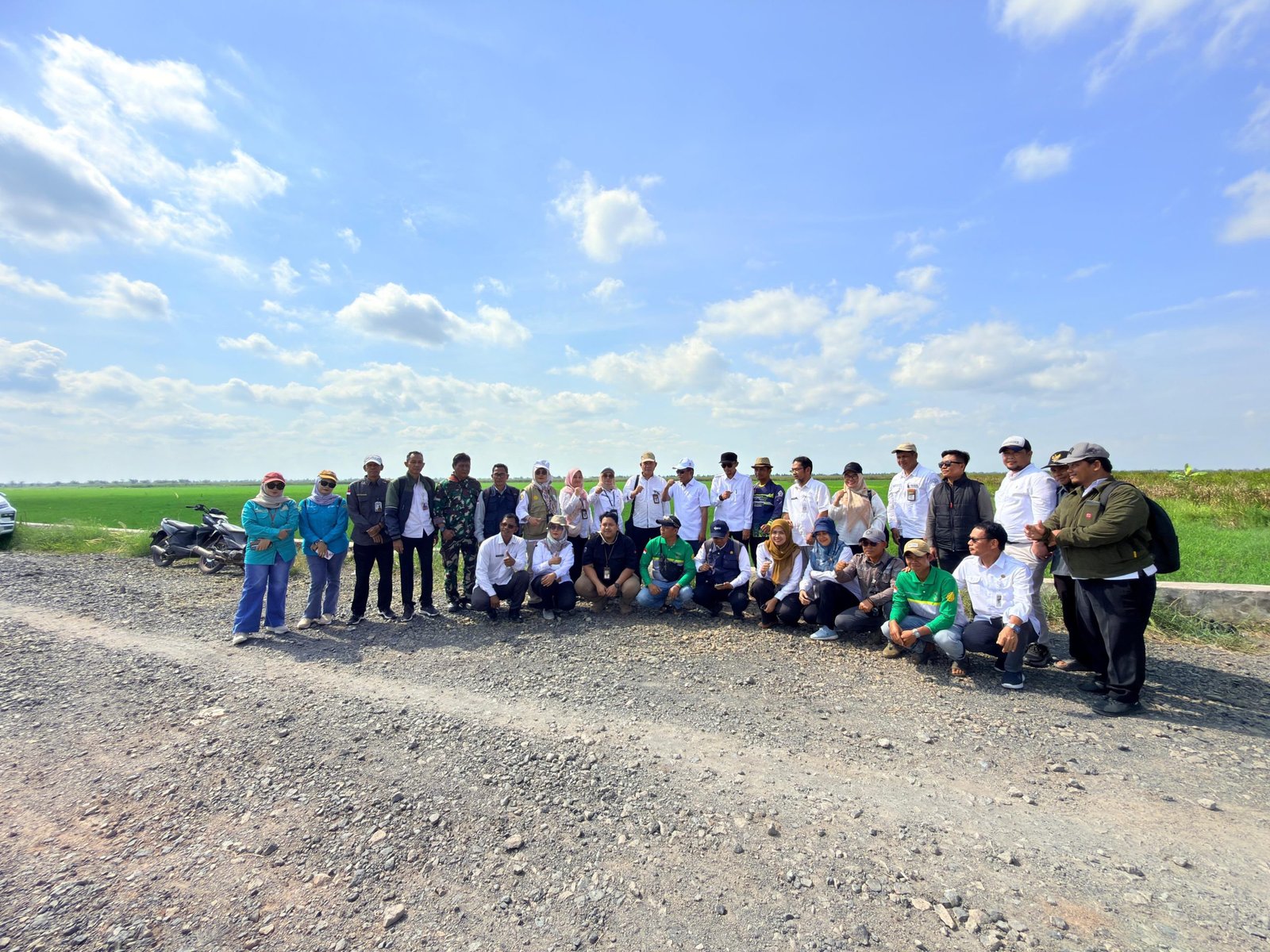 DPKP Kalsel Dampingi Kementan Monitoring LTT di Barito Kuala, Perkuat Upaya Percepatan Swasembada Pangan