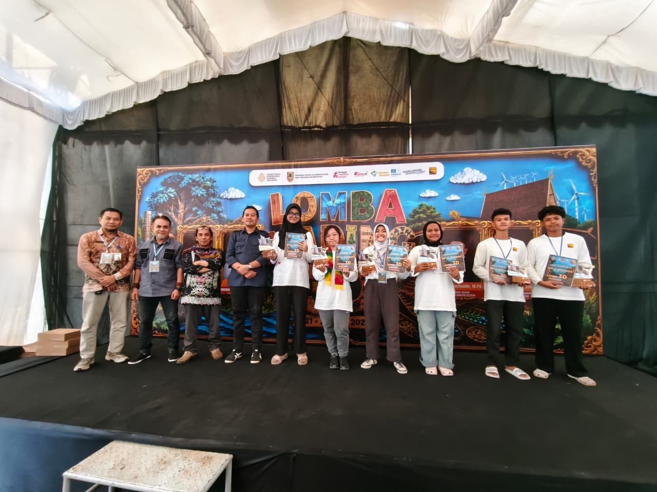 Lomba Mading 3D Museum Wasaka Berakhir, SMAN 7 Banjarmasin Raih Juara Pertama